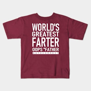 World's Greatest Farter Kids T-Shirt